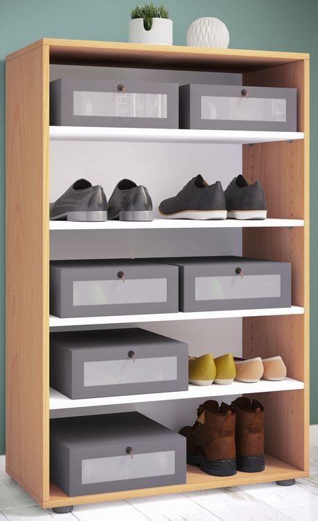 Produktbild: XXL Holz Gro&szlig;er Schuhschrank Schuhregal Lona 5