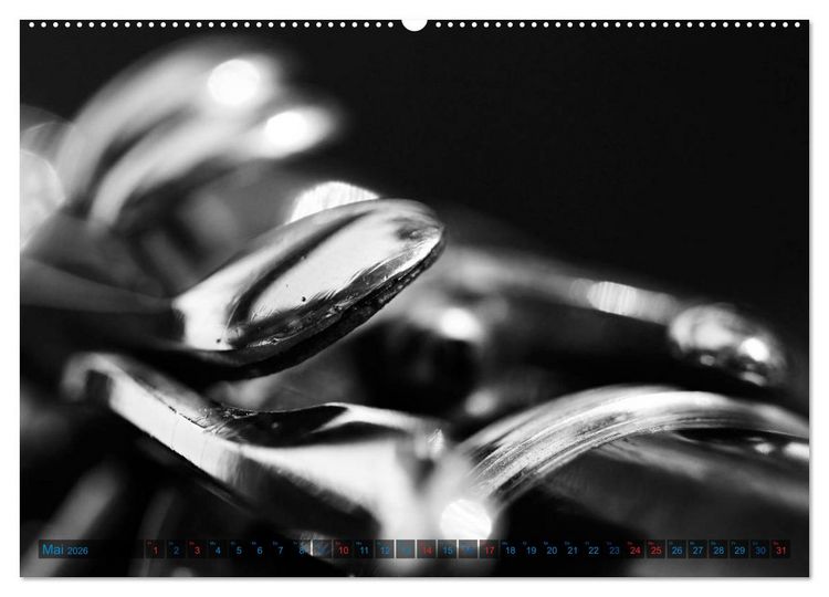 Produktbild: Klarinette - close up (Wandkalender 2026 DIN A2 quer), CALVENDO Monatskalender
