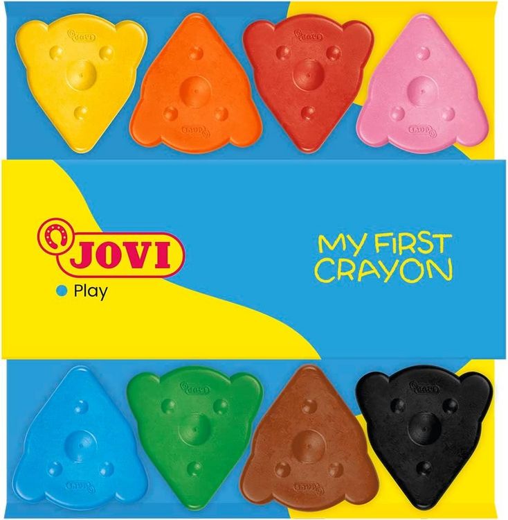 Produktbild: JOVI - L'OURS MAGIQUE Wachsmalstifte, 8er Set