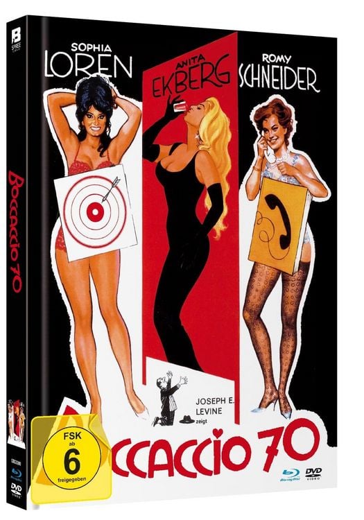 Produktbild: Boccaccio 70 - Limited Mediabook (Ungek&uuml;rzte Kino-Langfassung, komplett restauriert, 16-seitiges Booklet) (Blu-ray+DVD)