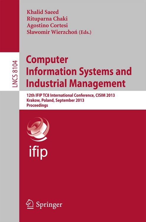 Produktbild: Computer Information Systems and Industrial Management