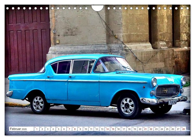 Produktbild: El Capit&aacute;n - Der Opel Kapit&auml;n in Kuba (Wandkalender 2026 DIN A4 quer), CALVENDO Monatskalender