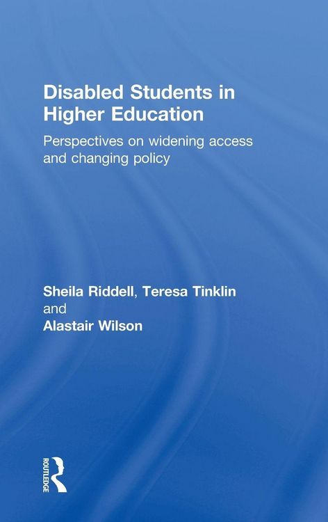 Produktbild: Disabled Students in Higher Education