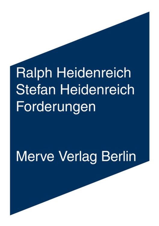 Bild vom Artikel Forderungen vom Autor Ralph Heidenreich