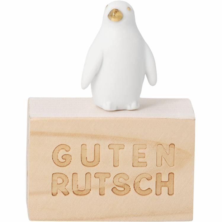 Produktbild: Gl&uuml;cksk&auml;stchen Guten Rutsch (Pinguin)
