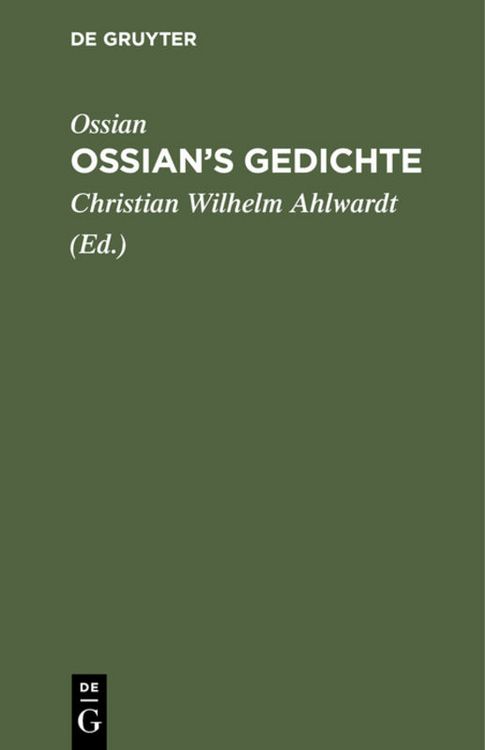 Produktbild: Ossian&rsquo;s Gedichte