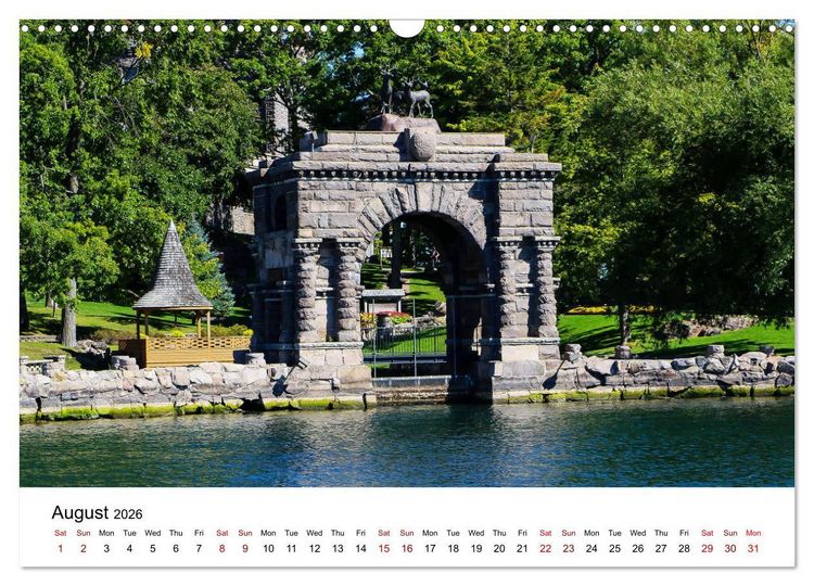 Produktbild: Boldt Castle Cruise Thousand Islands (Wall Calendar 2026 DIN A3 landscape), CALVENDO 12 Month Wall Calendar