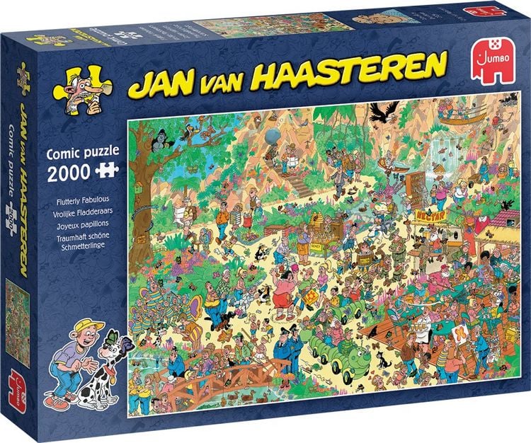 Produktbild: Jan van Haasteren - Flutterly Fabulous - Puzzle 2000 Teile