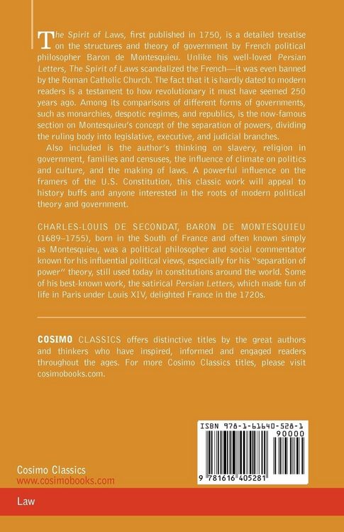 Produktbild: The Spirit of Laws