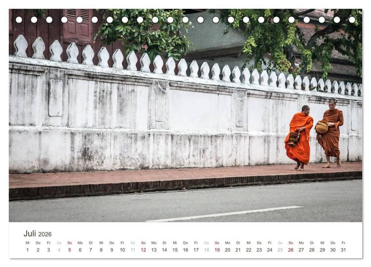 Produktbild: S&Uuml;DOSTASIEN (Tischkalender 2026 DIN A5 quer), CALVENDO Monatskalender