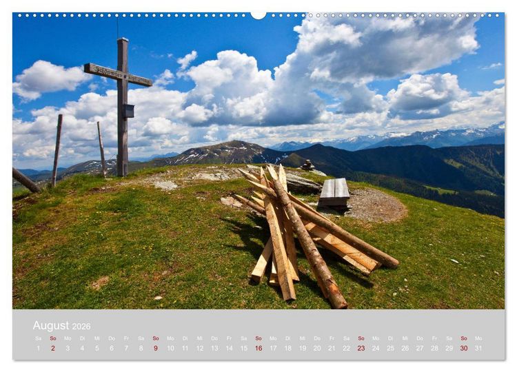 Produktbild: Gr&uuml;&szlig;e aus Zell am See (Wandkalender 2026 DIN A2 quer), CALVENDO Monatskalender