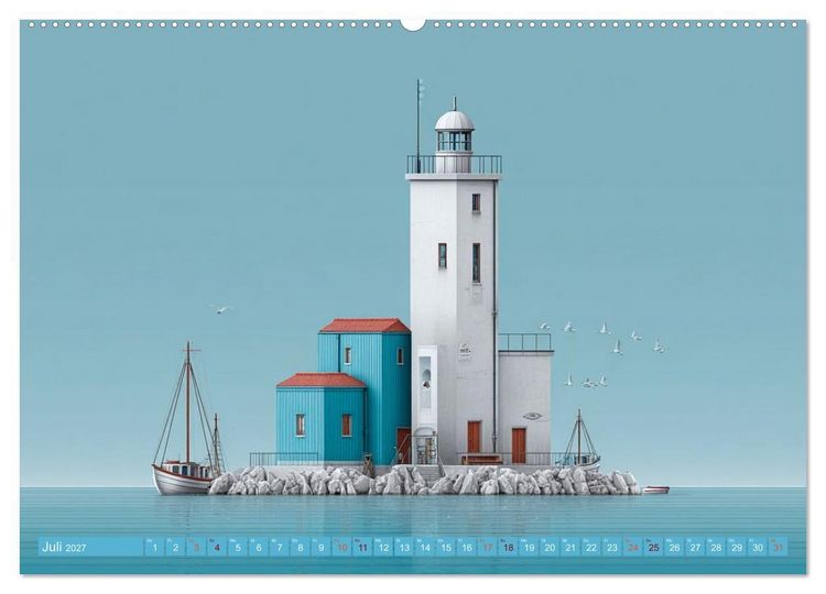 Produktbild: Hafenpoesie (Wandkalender 2027 DIN A2 quer), CALVENDO Monatskalender