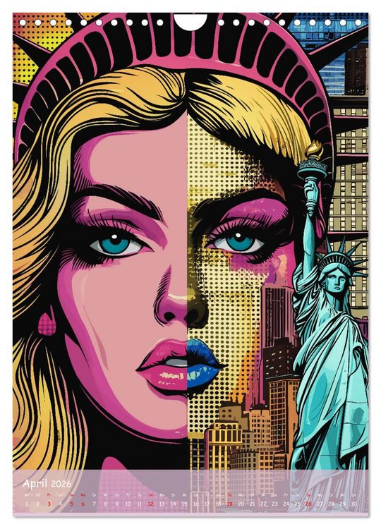 Produktbild: Pop Artbox (Wandkalender 2026 DIN A4 hoch), CALVENDO Monatskalender