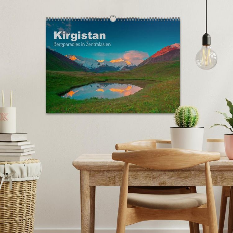 Produktbild: Kirgistan Bergparadies in Zentralasien (Wandkalender 2026 DIN A3 quer), CALVENDO Monatskalender