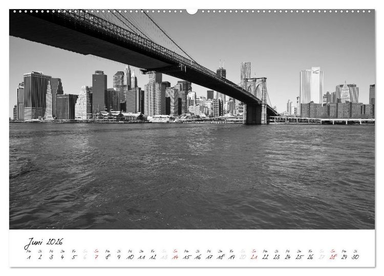 Produktbild: New York &ndash; The Big Apple (hochwertiger Premium Wandkalender 2026 DIN A2 quer), Kunstdruck in Hochglanz