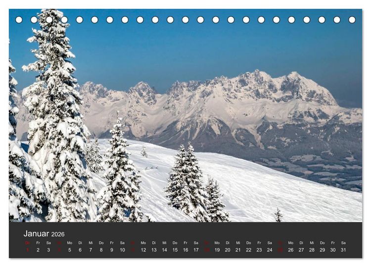 Produktbild: Der Wilde Kaiser, das Kletterparadies bei Kitzb&uuml;hel (Tischkalender 2026 DIN A5 quer), CALVENDO Monatskalender