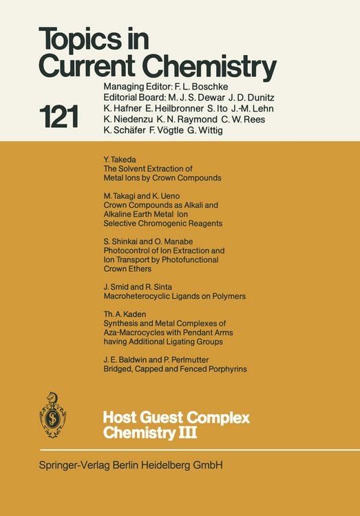 Produktbild: Host Guest Complex Chemistry III