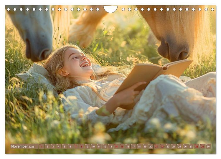 Produktbild: Lesen ist eine Reise durch Zeit und Raum (Wandkalender 2026 DIN A4 quer), CALVENDO Monatskalender