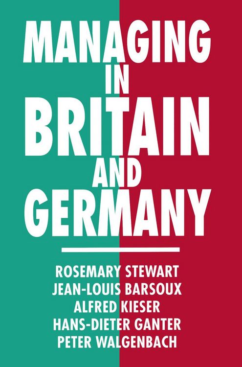 Produktbild: Managing in Britain and Germany