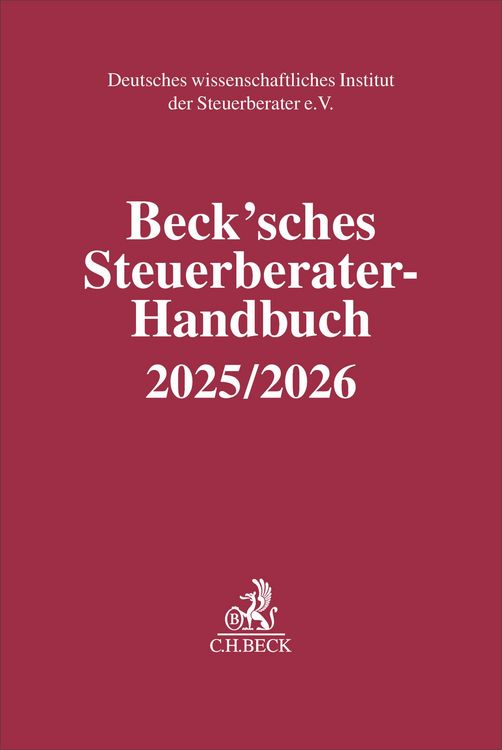 Produktbild: Beck'sches Steuerberater-Handbuch 2025/2026