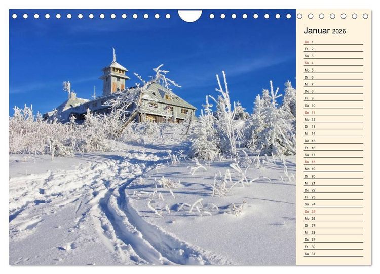 Produktbild: Unterwegs in Deutschland (Wandkalender 2026 DIN A4 quer), CALVENDO Monatskalender