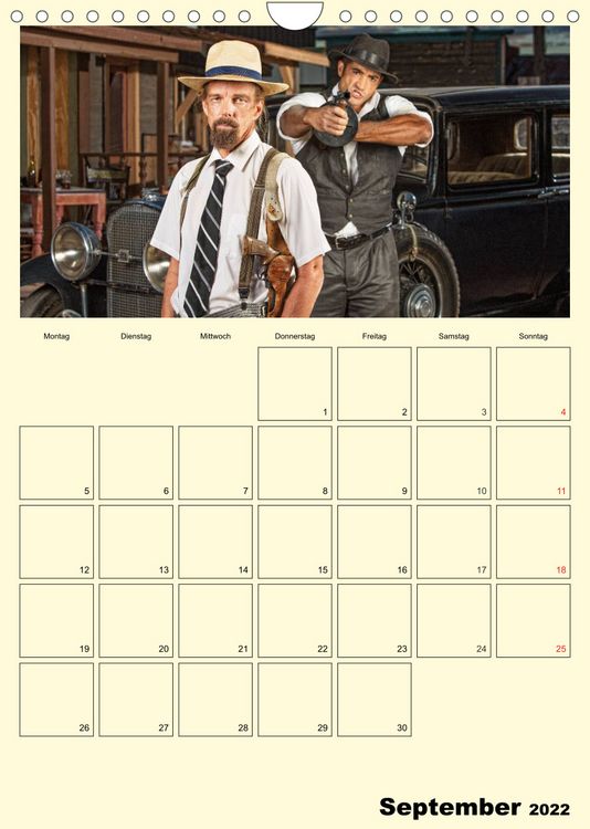 Produktbild: Die 20er Jahre. Gangster, Frauen und Kanonen (Wandkalender 2022 DIN A4 hoch)