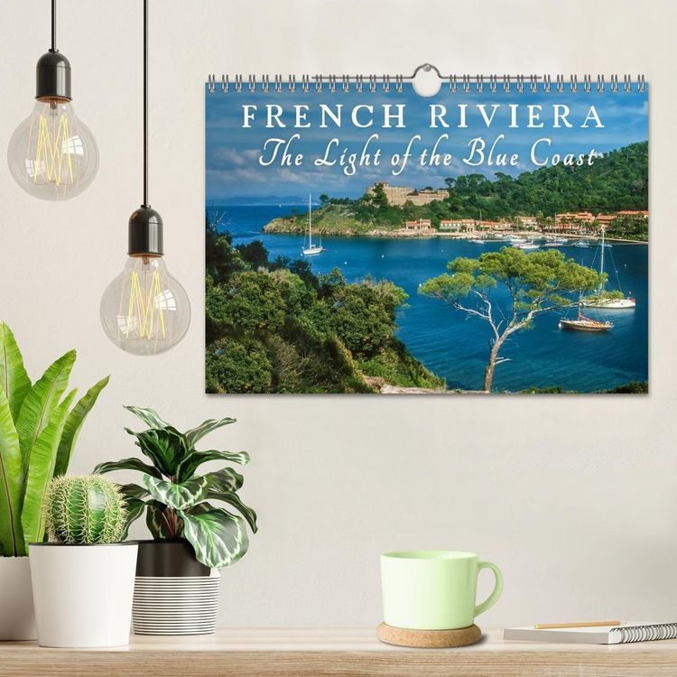 Produktbild: French Riviera The Light of the Blue Coast (Wall Calendar 2027 DIN A4 landscape), CALVENDO 12 Month Wall Calendar