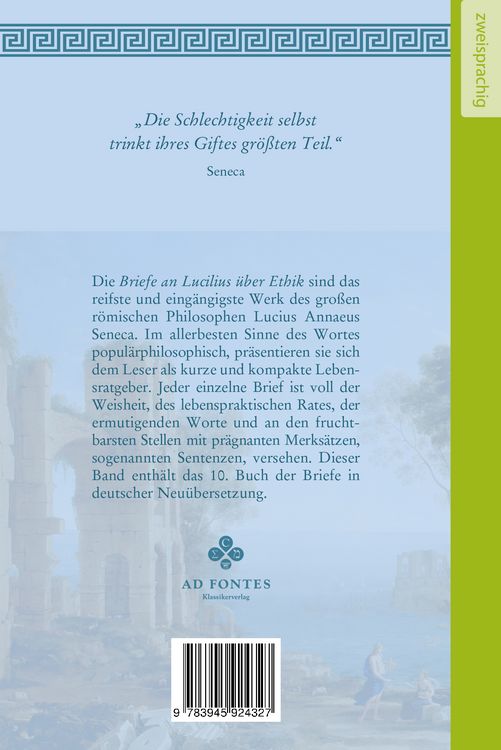 Produktbild: Briefe an Lucilius / Epistulae Morales (Lateinisch / Deutsch)