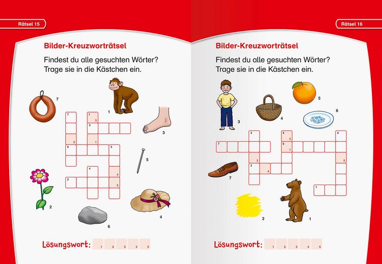 Produktbild: Leserabe R&auml;tselspa&szlig; - Kreuzwortr&auml;tsel zum Lesenlernen (1. Lesestufe)