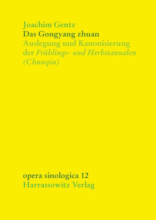 Produktbild: Das Gongyang zhuan