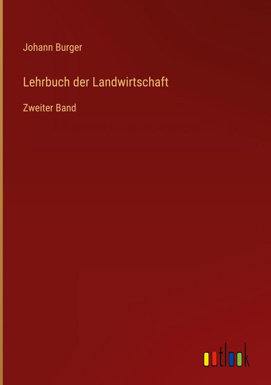 Produktbild: Lehrbuch der Landwirtschaft
