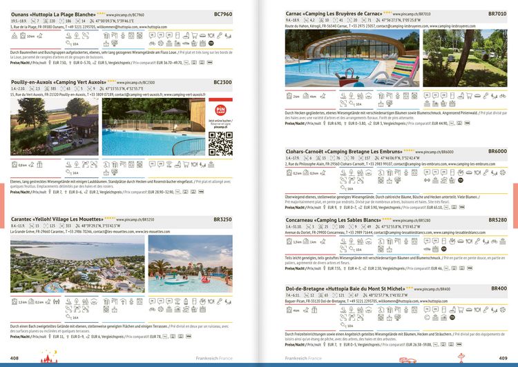 Produktbild: TCS Schweiz & Europa Campingf&uuml;hrer 2022