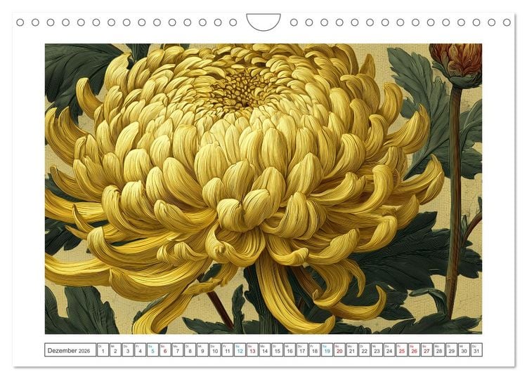 Produktbild: Florale Meisterwerke (Wandkalender 2026 DIN A4 quer), CALVENDO Monatskalender