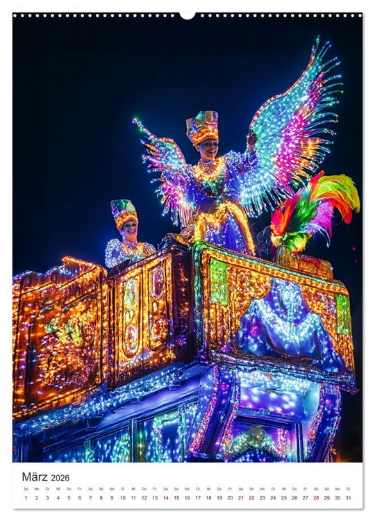 Produktbild: Tanzende Farben - Rio de Janeiro im Takt des Karnevals (Wandkalender 2026 DIN A2 hoch), CALVENDO Monatskalender