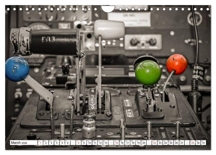 Produktbild: Cockpit sights (Wall Calendar 2026 DIN A4 landscape), CALVENDO 12 Month Wall Calendar