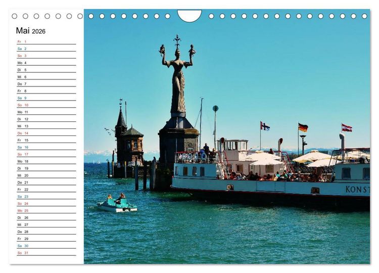 Produktbild: Konstanz - Ansichtssache (Wandkalender 2026 DIN A4 quer), CALVENDO Monatskalender