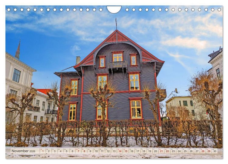 Produktbild: Winterliches Oslo (Wandkalender 2026 DIN A4 quer), CALVENDO Monatskalender