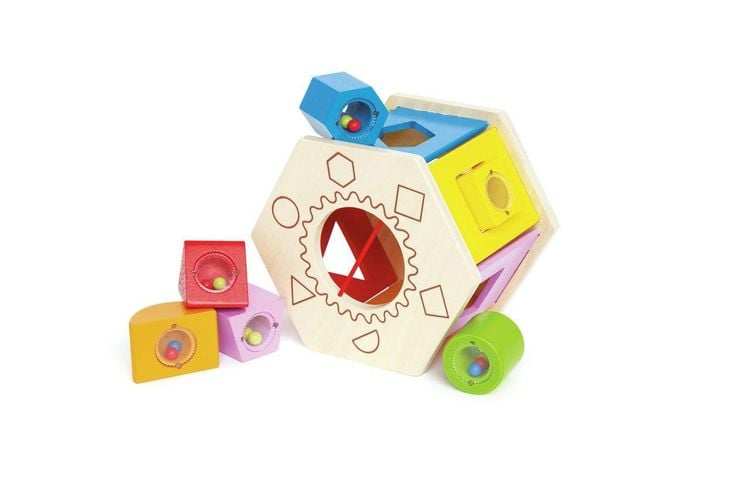 Produktbild: Hape E0407 - Sortierbox Shake & Match, Lernspielzeug, Holz