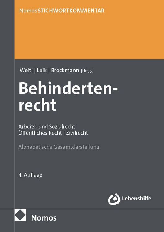 Produktbild: StichwortKommentar Behindertenrecht