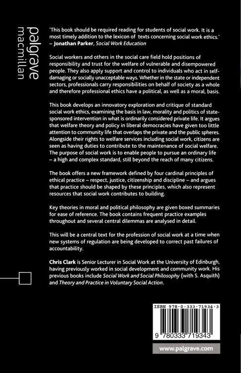 Produktbild: Social Work Ethics