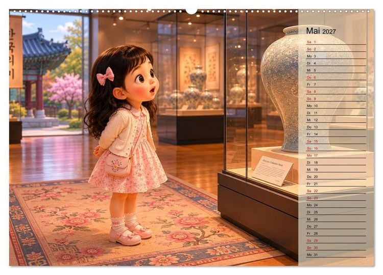 Produktbild: Kleine Tr&auml;ume in Korea (hochwertiger Premium Wandkalender 2027 DIN A2 quer), Kunstdruck in Hochglanz