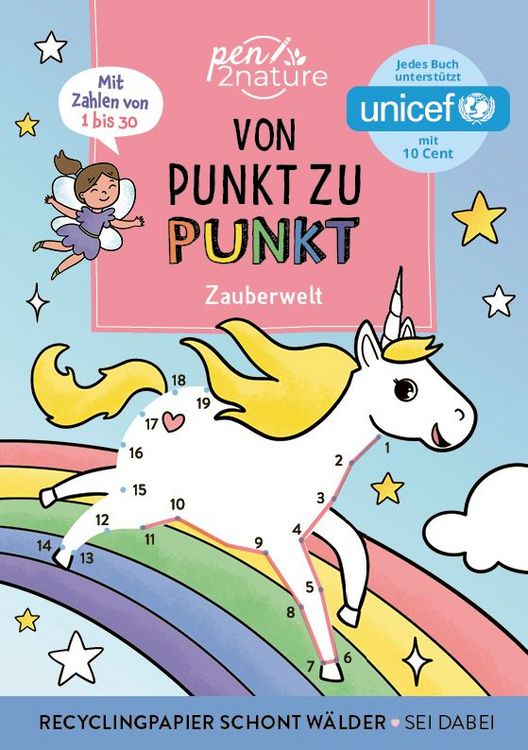 Produktbild: Von Punkt zu Punkt Zauberwelt. Mit Zahlen von 1 bis 30.