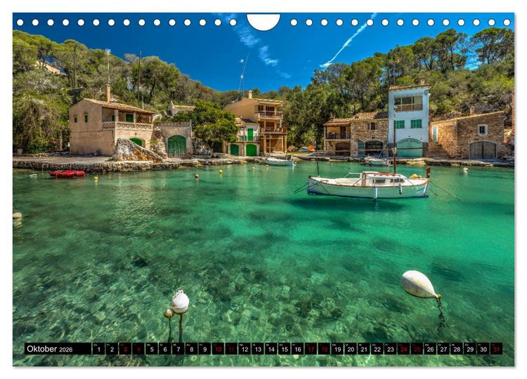 Produktbild: Mallorca - Cala Figuera Spezial (Wandkalender 2026 DIN A4 quer), CALVENDO Monatskalender