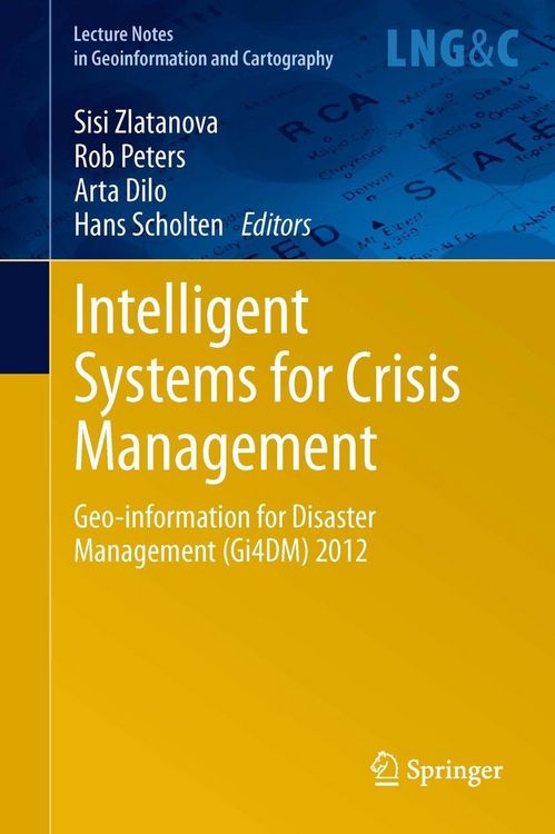 Produktbild: Intelligent Systems for Crisis Management