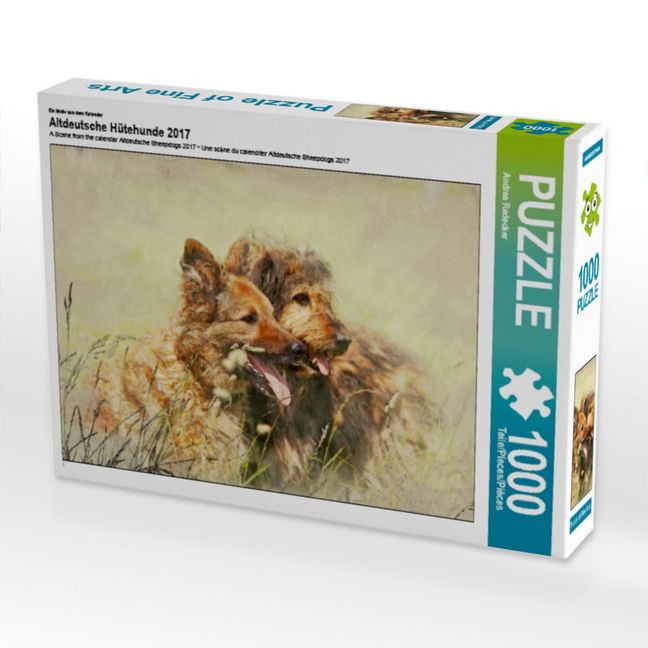 Produktbild: CALVENDO Puzzle Ein Motiv aus dem Kalender Altdeutsche H&uuml;tehunde 2017 | 1000 Teile Lege-Gr&ouml;&szlig;e 64x48cm Foto-Puzzle f&uuml;r gl&uuml;ckliche Stunden