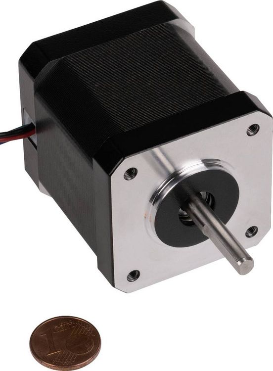 Produktbild: Joy-it Schrittmotor NEMA17-06 0.59 Nm 2A 2A Wellen-Durchmesser: 5mm