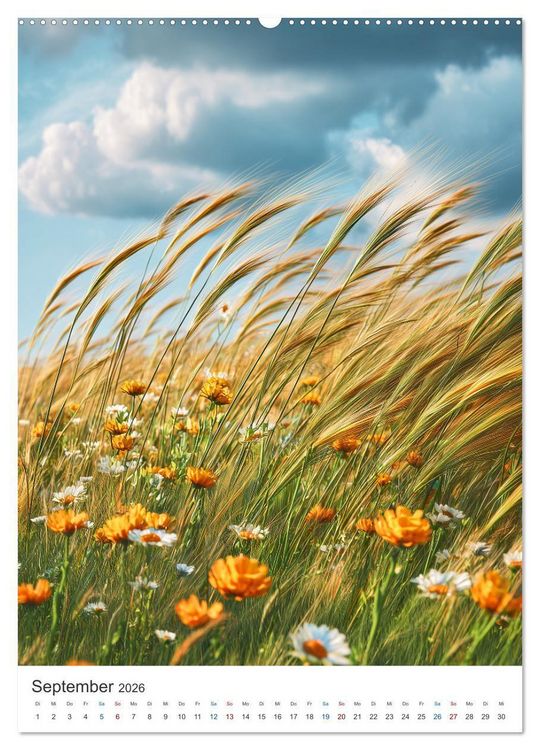 Produktbild: Natur im Jahreslauf (Wandkalender 2026 DIN A2 hoch), CALVENDO Monatskalender