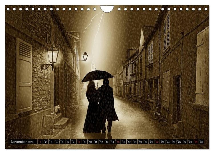 Produktbild: Nostalgie in Sepia (Wandkalender 2026 DIN A4 quer), CALVENDO Monatskalender