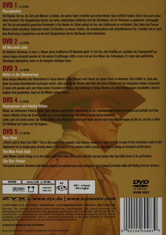 Produktbild: John Wayne Collection & Movies [5 DVDs]