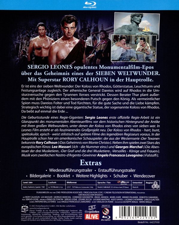 Produktbild: Der Koloss von Rhodos (Filmjuwelen)